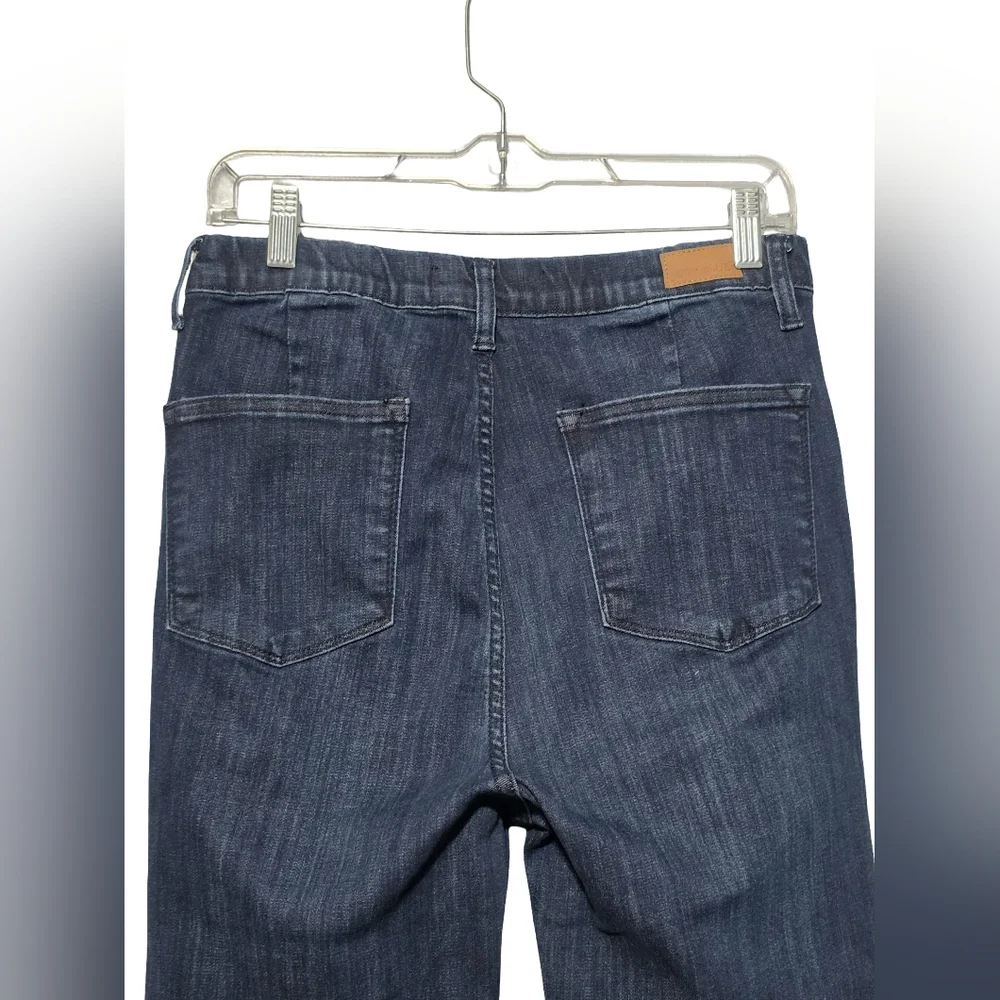 JUDY BLUE Pull On Super Flare Jeans Womens Size 11/30 Blue High Rise Stretch - Picture 6 of 9